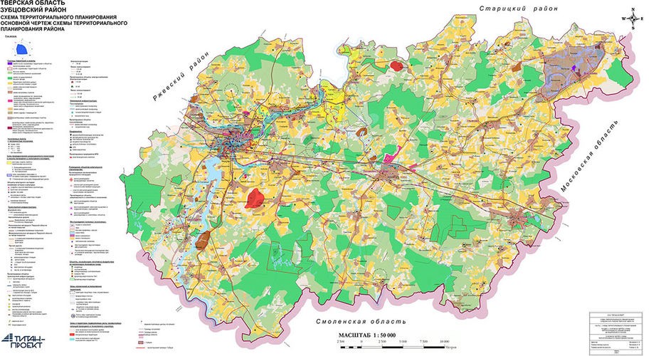 Кадастровая карта зубцовского района тверской области